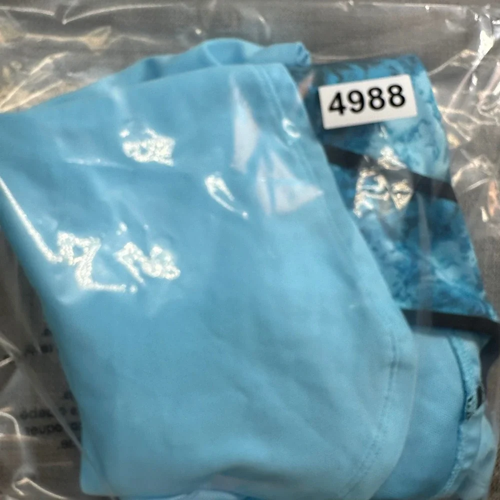 Under Armour Athletic Shorts Men 3X Light Blue  ‎ Marbled Side Panels